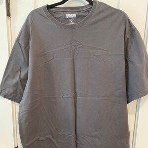 Duluth Trading Men's Longtail T Relaxed Fit Short Sleeve T-Shirt Gray XL